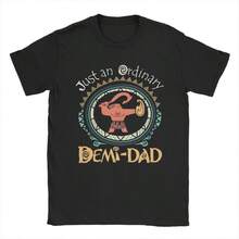 COOL SUMMER Funny Moanas Maui Stronge T Shirts Men Cotton Vintage T-Shirt Crew Neck Just An Ordinary Demi Dad Tees Short Sleeve Clothing Gift - 黑色 - 查看 1
