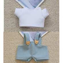 [Nur Kleidung] LABOBU Zubehör Puppenkleidung 15cm LABOBO Figur Latzhose LBB Plüschpuppen Shorts - Verschiedenfarbig - Übersicht 6