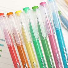 99-162 pièces Stylos-gel de grande capacité colorés de marque co-designés, 99-162 couleurs Stylos de marqueur colorés pour étudiants, Surligneurs, Stylos de peinture de graffiti empilables, 9 couleurs Ensemble de stylos colorés pour les étudiants, Fournitures de papeterie, Fournitures scolaires essentielles pour la rentrée - Multicolore - Voir 5