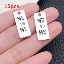 Juego de 10/32 piezas surtido de dijes de equipo de fitness de aleación con acabado plateado antiguo, adecuado para hacer collares, aretes, llaveros y accesorios de joyería DIY