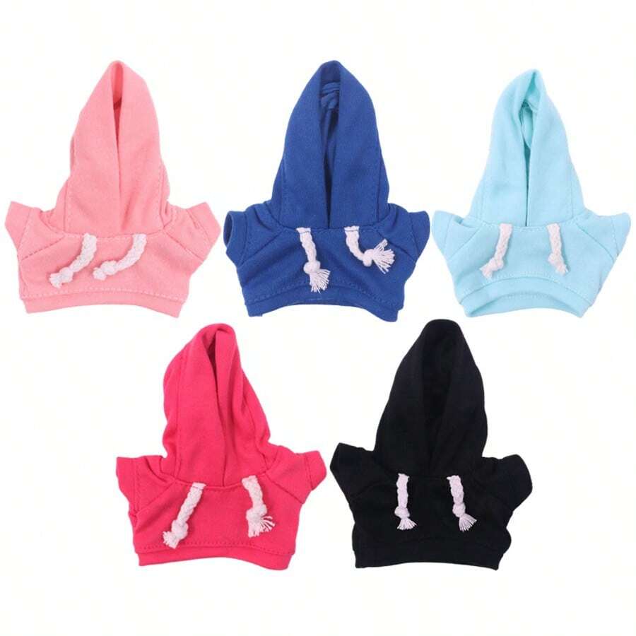 Macaron Color Hoodie Suitable For 17cm Blind Box Figurine Pendant Doll Outfit, Match (Doll Not Included) - Multicolor - View 1