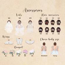 Personalisierte Hochzeitsgeschenke, Hochzeitskalender Acrylplaketten, Geschenke für Freundinnen und Schwestern zur Hochzeit, Brautjungfernplaketten, Hochzeitsandenken - Verschiedenfarbig - Übersicht 10