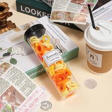 100pcs/Set Colorful Elastic Hair Ties, Non-Damaging Thumb Hair Rings, Suitable For Women And Girls Daily Use, Christmas Wholesale Hair Accessories, Christmas Gift, Christmas Decoration