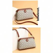 1pc Soft Leather Women's Totes Bag Retro Roomy Women's Shopping Bags Mother Shoulder Messenger Bag Print Women Handbags Sac A Main1