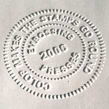 1 PC Custom Book Embosser Personalized Embosser Book Stamp