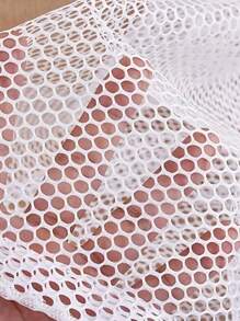1 pezzo Borsa per bucato in rete, borsa per lavare con laccio, borsa per lavare biancheria intima, cesto per il bucato, borsa per lavare in rete per lavatrice, grande capacità, borsa per il bucato sporco, anti-deformazione, borsa per riporre i vestiti, borsa per viaggi, vacanze estive, ritorno a scuola, accessori scolastici, borsa per lavare per viaggi