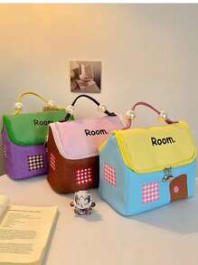 Bolsa de cosméticos de alta calidad con diseño de dopamina para niñas, bolso con gran capacidad y compartimentos, organizador de viaje impermeable, bolsa para maquillaje, bolsa para artículos de cuidado