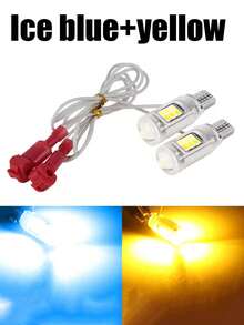 2pcs Motorcycle Turn Signal Light T15 Motorcycle Lights Dual Contact Lamp LED Parking Bulb Width Lamps Colorful Tail Lighting - Multicolor - View 13