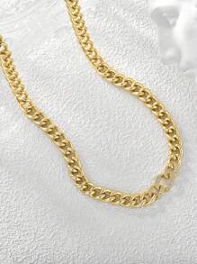 Charm-In 1 Corrente cubana luxuosa e moderna com zircônia cúbica - ideal para entusiastas de punk e metal, adequada para uso diário e trajes para festivais de música