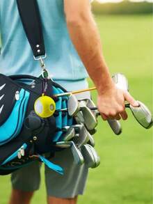 1 件高尔夫球架软硅胶夹带钩，高尔夫球套球盖，高尔夫硅胶球套高尔夫球盖保护袋，高尔夫球架 - 彩色 - 查看 3