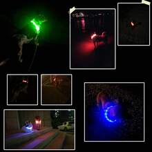 Collar de perro LED, collares de perro brillantes recargables por USB, collar iluminado que mejora la  y visibilidad de las mascotas por la noche, 3 modos de parpadeo, collar iluminado resistente al agua para perros pequeños, medianos y grandes - Azul+rosa+2pcs airtag case - Ver 6