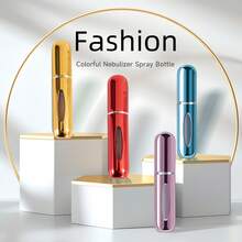 3/6Pcs Portable Mini Refillable Perfume Atomizer Bottle, Travel Size Refillable Perfume Refill Bottle - Perfume Atomizer Refillables,Portable Cosmetic Bottle , 5ml Perfume Bottle With Bottom Filling