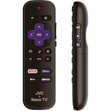 Control remoto de repuesto compatible con todos los televisores LED inteligentes JVC HDR Roku, solo funciona con TV JVC Roku, no para Roku Stick y Roku Box. Además de Apple TV+ Max 65hj - Negro - Ver 2
