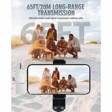 3 In 1 Wireless Lavalier Microphones For IPhone IPad Android Camera USBC Microphone 7Hour Battery Mini MicrophoneCrystal Clear Sound Quality For Recording   White 69wq - 白色 - 查看 7