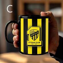 Phone Plante Al Ittihad Club Mug, A Ceramic Mug For Tea And Coffee With A Handle 11Oz Back To School - Multicolor - View 6