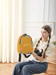 Customized Backpack, Personalized College Backpack, Travel Backpack, Student Backpack, Laptop Bag, Customized Backpack, Casual & Fashionable - Multicolor - View 7