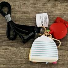 Plush Keychains - Yellow and Red Teacher - View 4