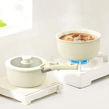 [Juego de utensilios de cocina antiadherentes] Juego de 5 piezas de utensilios de cocina antiadherentes: ollas y sartenes con mango desmontable, aptos para inducción, lavavajillas y horno