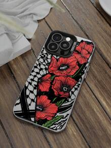 1 pieza Funda protectora de teléfono tipo mate antidesgaste y a la moda, compatible con múltiples modelos de teléfonos