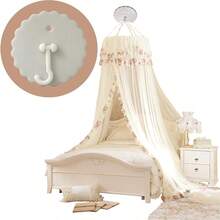 Ceiling Mosquito Net Hs Er Glue Dome And Bed Canopy Hs For Home Easy To Install 2set-11 - trắng - Xem 1