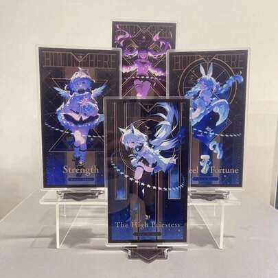 1 件动漫 Hololive 15 厘米 Shirogane Murasaki Shion Usada Pekora Houshou Marine 亚克力立牌 - Hololive 家居装饰、角色扮演道具、节日/生日礼物、万圣节、圣诞节、礼物、玩具、游戏