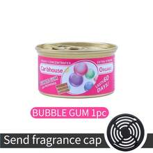 1件，木纤维除臭固体香氛，含椰子、新车、泡泡糖、柠檬味罐装空气清新剂，汽车装饰长效空气清新剂，浴室空气清新剂和宠物除臭精华，适用于家居装饰、汽车、办公室、浴室、卧室、衣柜、卫生间、储藏室、宠物房。 - 多香味 - 查看 6