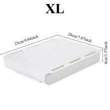 Romantic House Hidden Wall Hanging Drawer Type Drawer Box For Household Non-Perforating Cosmetic Brush Box For Office Stationery Storage Box,School Supplies,Back To School