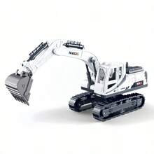 逼真的男孩挖掘机玩具，工程车履带式挖掘机，耐用的 ABS 材料，万圣节、圣诞节、生日派对的完美礼物 - 彩色 - 查看 13