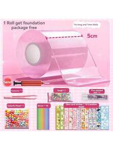 Nano Bubble Tape, Multi-Purpose Adhesive, Can Blow Bubbles, Reusable, No Trace, Suitable For DIY Crafts, Children's Modeling Toys, Includes Super Light Clay (The Color Of The Air Pump Is Randomly Sent, Not All Colors Shown In The Picture)