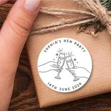 Bộ 48/96 miếng dán tiệc độc thân màu hồng và đỏ tùy chỉnh, nhãn túi tiệc độc thân bóng tùy chỉnh, thẻ cưới tròn cho tiệc cưới cô dâu, đa chức năng, trang trí, có thể tái sử dụng, hiện đại, nhiều màu sắc, dễ thương, cổ điển, hoạt hình, dễ thương, vui nhộn, công nhân, khách hàng, học sinh, trẻ em, cho doanh nghiệp/công ty/văn phòng, cho trường học, đồ dùng học tập, trở lại trường - Nhiều màu - Xem 18