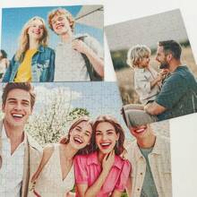 Custom Photo Puzzle,With Frame Or Only Puzzles,Customized Children's Puzzle,Custom Class Puzzle,Personalized Picture Jigsaw For Family,DIY Gift Idea,Personalized Holiday Photo,Custom Engagement Portrait Puzzle