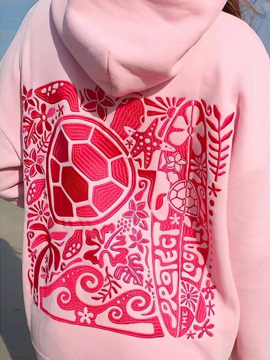 Summer  Spring/Fall    Regular Fit    Pocket  Rib-Knit - Hồng - Xem 1