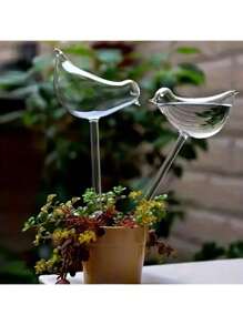 3 Stücke selbstbewässernde vogelförmige Blumenzwiebeln, perfekt für automatische Blumenbewässerung & Gartengeräte für Zuhause, Tropfbewässerungsgerät, Balkon Sukkulenten Pflanzenbewässerer, Duschkopf