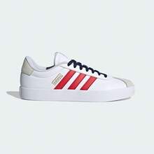 Adidas VL Court 3.0 IF4464 Sneaker Men's US 12 White Red Trainers Shoes RHS4103 - White - View 1