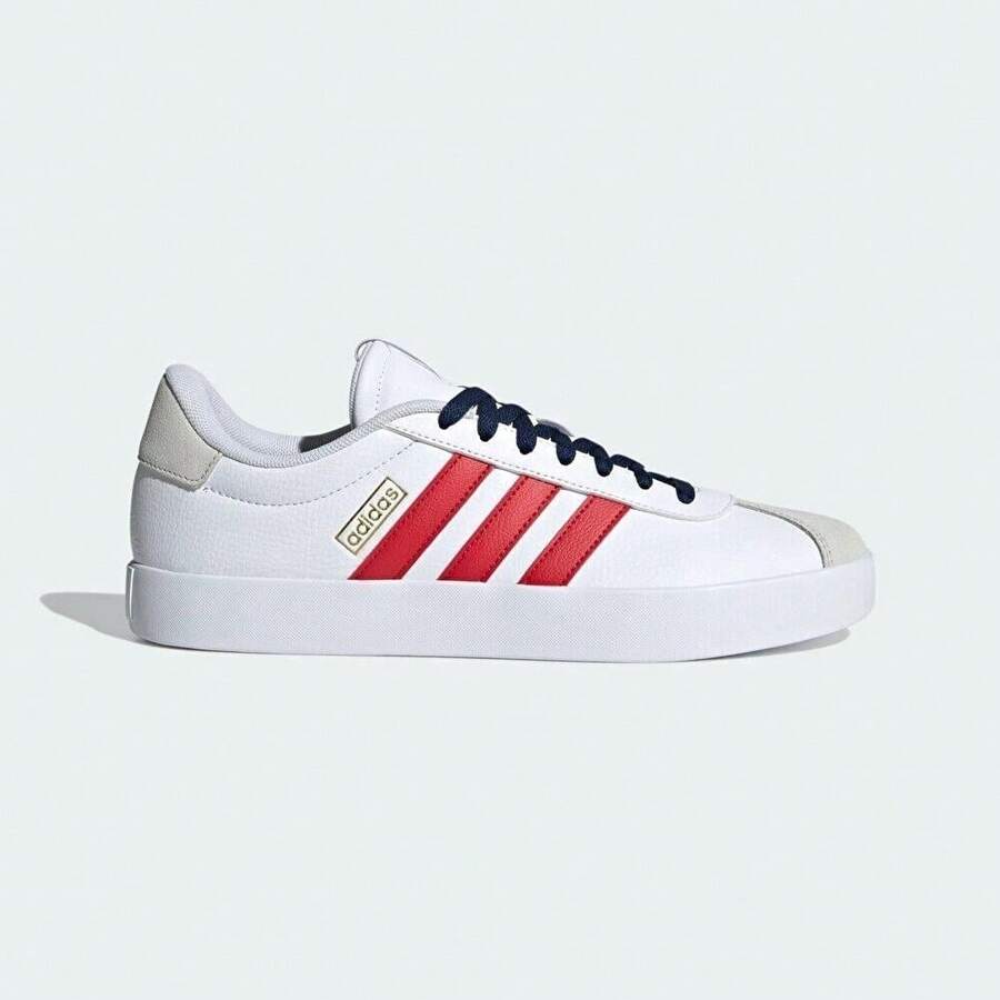 Adidas VL Court 3.0 IF4464 Sneaker Men's US 12 White Red Trainers Shoes RHS4103 - White - View 1