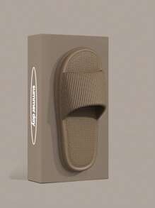 Pantuflas de verano universales para hombre y mujer, de EVA, con diseño de color liso, excelente transpirabilidad, cómodas, antideslizantes, ideales para la ducha o el baño. Ligeras y cómodas. Sandalias para mujer, zapatos de mujer, sandalias blancas, sandalias negras, pantuflas de casa para mujer.