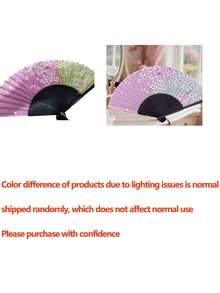 个性定制新款时尚折扇，纯色折扇，舞蹈道具，夏季扇子，伴娘扇，新年扇子，婚纱，伴娘礼物，新婚礼物，旅游团扇，太极扇，办公室用，学校用，教室用，同事用，宿舍用，初中生，中学生，大二，低年级学生，个性化，独特，定制