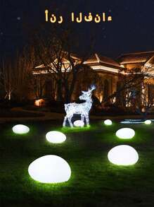 أضواء صخرية شمسية للخارج، أضواء ديكورية منظر طبيعي, الحماية من الماء IP44, مناسبة للأفنية والفلل والحدائق والأعراس والحفلات والممرات والإضاءة الديكورية للمناسبات, أضواء شمسية للخارج