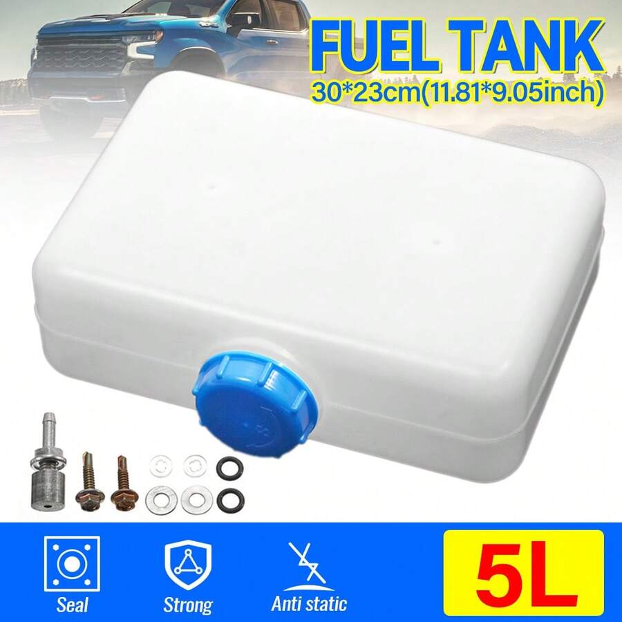 A 5L Fuel Tank Is Suitable For Car And Truck Parking Heaters - White - View 1