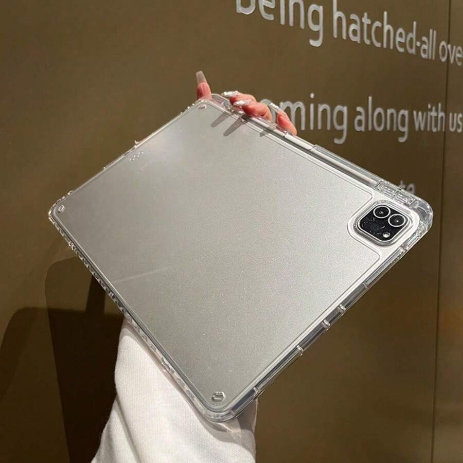 Transparent Soft Case Is Suitable For Ipad11 Tablet Protective Case Air6/5/7 All-Inclusive Pro11 Inch Light And Thin 12.9 Inch Simple Air13 Inch With Pen Slot Ipad10 Anti-Drop Mini7 - [透明單殼] - 查看 1
