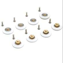 1/2/4 Pcs Shower Door Roller Replacement - 4pcs (Includes Screws) - Multicolor - View 7
