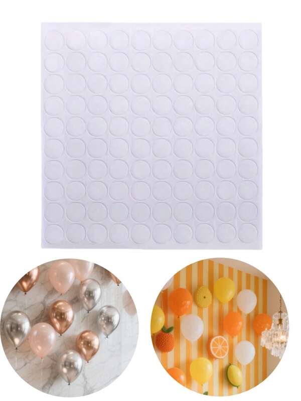 100/200/300/1000Pcs Extra Strong Double-Sided Adhesive Foam Glue Dots For Balloon Decoration|Super Sticky Balloon Attachment Stickers – Perfect For Wedding, Birthday Party, DIY Decor & Event Supplies – Heavy-Duty Dot Fasteners For Secure Balloon Arrangements