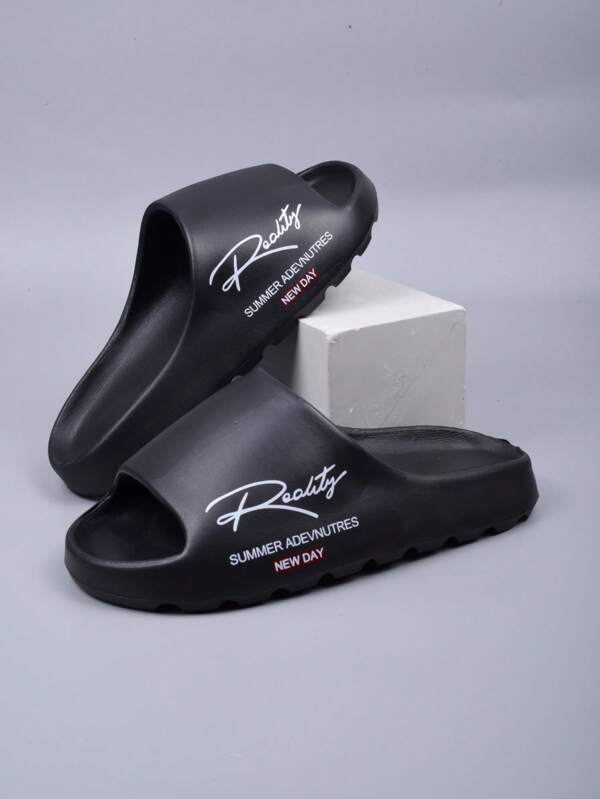 Unisex Coconut Slippers, Thick Sole Non-Slip Wear-Resistant Quiet Outdoor Slip-On Couple Beach Sandals, Summer