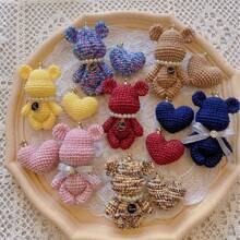 1 rollo de 50 g de madeja de hilo de crochet único, dorado y plateado, con purpurina, tejido a mano para proyectos de tejido y crochet. Perfecto para crear suéteres, gorros, bolsos y muñecas.