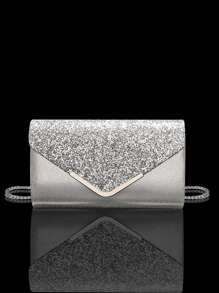 Bolso de mano de noche para mujer con brillantes, set de 4 clips de oreja con brillantes para novia y boda, choker, pulsera y colgante, bolso brillante perfecto para fiesta, boda, baile de graduación, cena/banquete, vestido de novia, ropa formal, vestido de graduación, vestido de cumpleaños