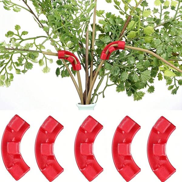 3/12/30 pezzi di utensili per la modellatura delle piante, ganci curvi, morsetti per vasi bonsai e giardinaggio, piegatore e attorcigliatoio per rami, fissatore per steli