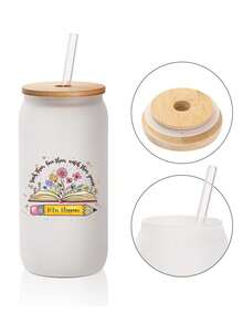 Teacher Glass Coffee Cup, Cute Teacher Coffee Cup, Teacher Appreciation Gift, Teacher Gift, Personalized Teacher Gift, Gift For Teacher, Fun Classroom Mug, Colorful Teacher Mug - Multicolor - View 6