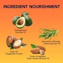 Moroccan Curl Defining Cream Hydrating Argan Oil Hair Mask Curl Cream For Enhances Wavy Hair And Curly Hair, Smoothing Curling Cream Detangles, Conditions And Reduces Frizz - 亮橙色 - 查看 2