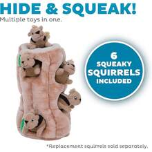 New-15  Hide A Squirrel Plush Dog Toy Puzzle, XL - 松鼠五件套 - 查看 3