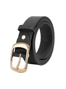 1条女士矩形扣PU皮革腰带，常规尺码至加大尺码，适合日常佩戴 - 多色 - 查看 20